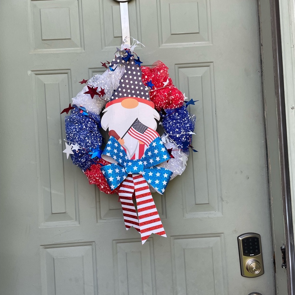 4th if July Gnome wreath